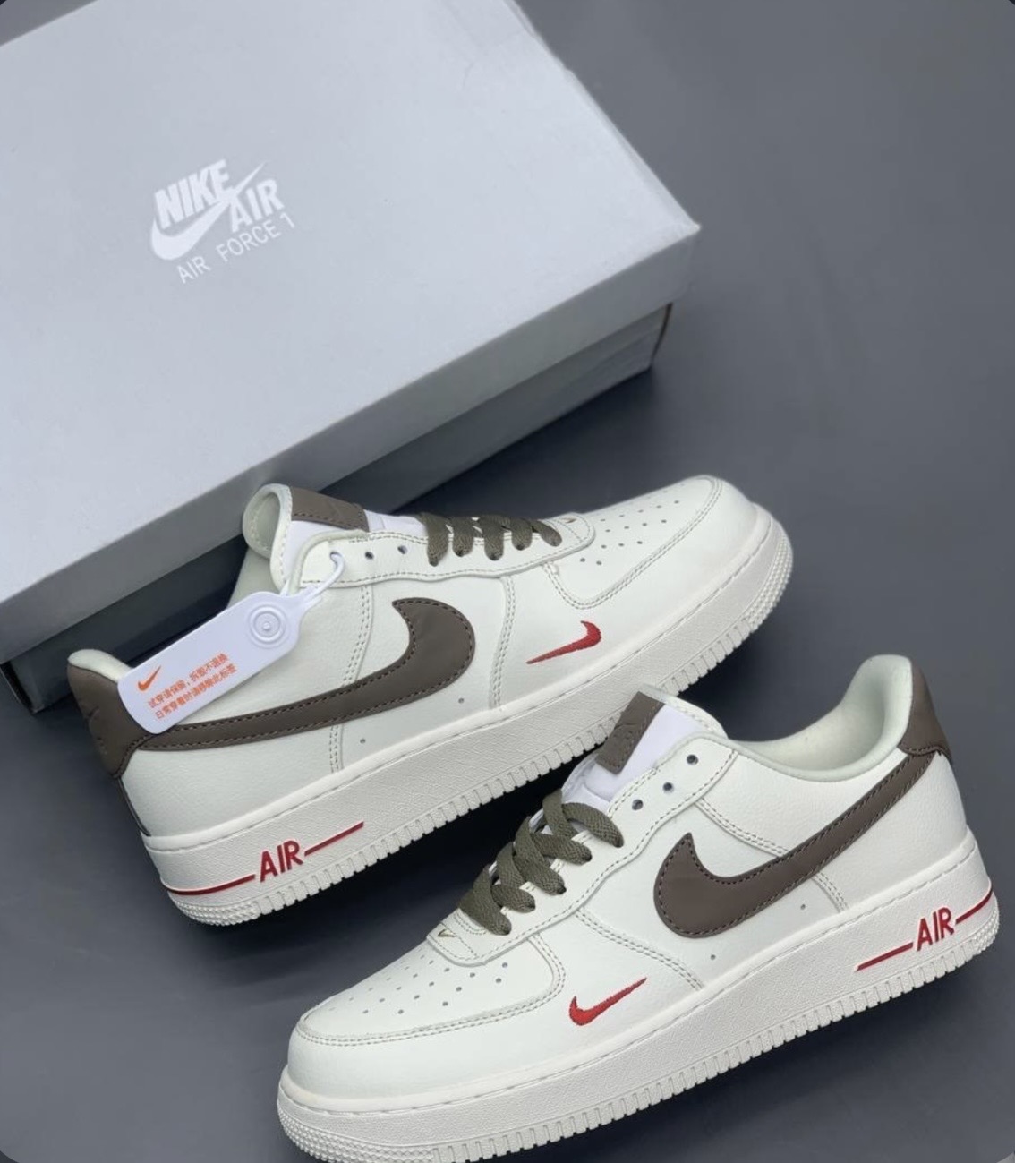 کتونی زنانه و مردانه ایرفورس Nike Air Force 1موکایی