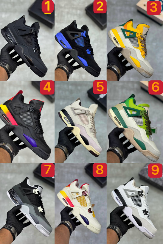 کتونی مردانه مدلNike air jordan 4 retro