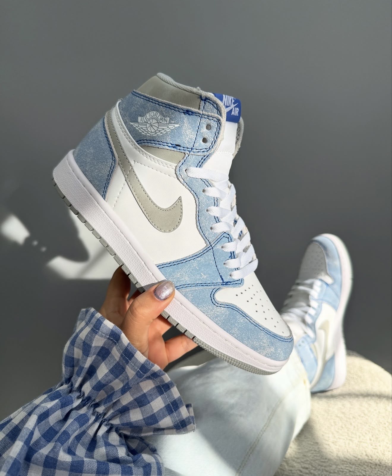 کتونی مردانه نایک ایر جردن ۱NikeAir jordan 1 ساقدار